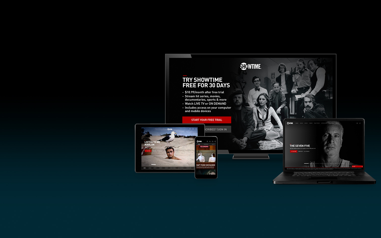 Showtime Documentaries Home