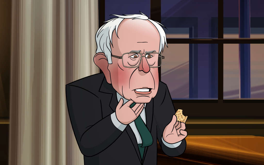 Image result for bernie sanders cartoons"