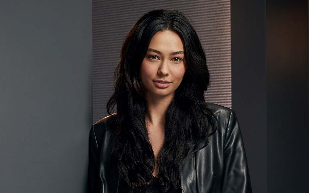 Gabi Holzwarth Played by Bridget GaoHollitt Super Pumped SHOWTIME