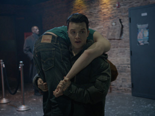 Season 4, Episode 7: Mickey saves Ian from working the late night shift. He takes him home and watches him sleep.